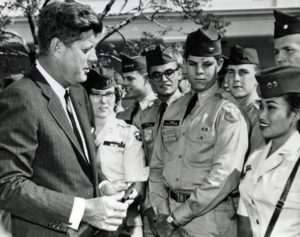 Early Cadets with JFK